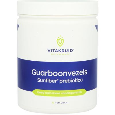 Guarboonvezels sunfiber hoogwaardige prebiotica 450 Gram