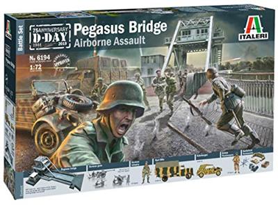 Italeri 1/72 Pegasus Bridge Airborne Assault set Italeri 1/72 Pegasus Bridge Airborne Assault set