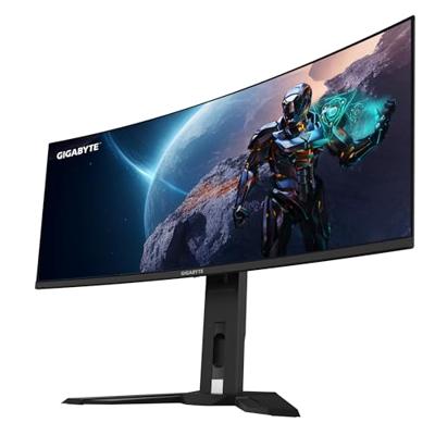 Gigabyte MO34WQC Gaming monitor Energielabel F (A - G) 86.4 cm (34 inch) 3440 x 1440 Pixel 21:9 0.03 ms DisplayPort, HDMI OLED - thumbnail