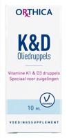 Orthica Vitamine K & D zuigeling 10 Milliliter - thumbnail