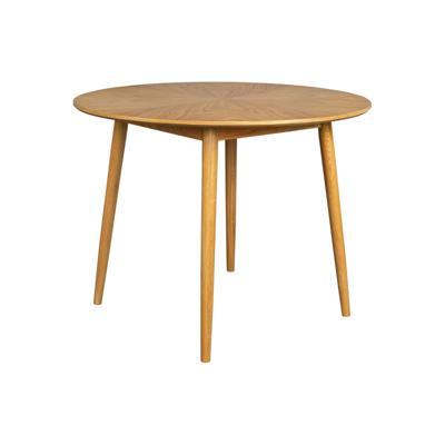 ZILT Ronde Eettafel 'Memo' Eikenhout, 120cm, kleur Naturel