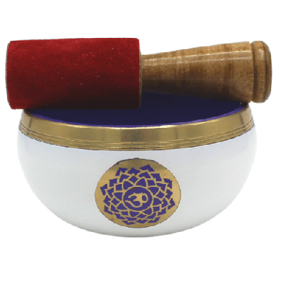 Klankschaal Kruin Chakra- Wit (10 cm) Klankschaal Kruin Chakra- Wit (10 cm)