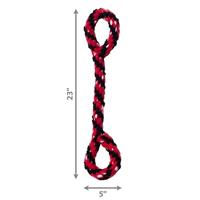 KONG SIGNATURE ROPE DOUBLE TUG 58,5X12,5X5 CM - thumbnail