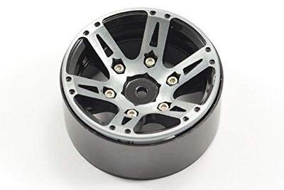 Fastrax 1.9" Heavyweight Split 6-Spoke Aluminium Beadloc Wheels (4pcs) - Zwart