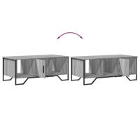 Salontafel 100x51x40 cm bewerkt hout grijs sonoma - thumbnail