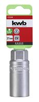 kwb 372248 Bougiesleutelinzet 21 mm Aandrijving 3/8 (10 mm) 1 stuk(s) - thumbnail