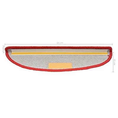 Trapmatten 15 st 65x21x4 cm rood