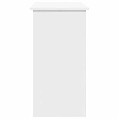 Bureau 80x40x75 cm bewerkt hout wit Bureau 80x40x75 cm bewerkt hout wit