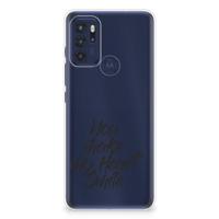 Motorola Moto G60s | Siliconen hoesje | met naam Heart Smile - thumbnail