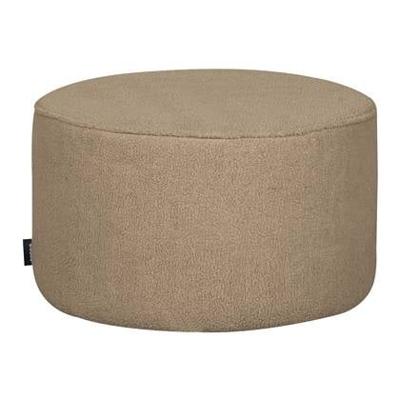 Woood Sara poef laag teddy Sand Woood Sara poef laag teddy Sand