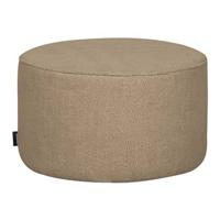 Woood Sara poef laag teddy Sand - thumbnail