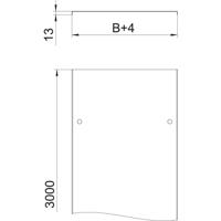 OBO Bettermann 6052096 Afdekking 3 m - thumbnail