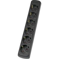 AS Schwabe 11712 Stekkerdoos Zwart Zonder stekker 1 stuk(s) - thumbnail