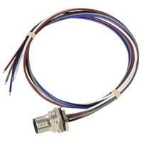 TRU COMPONENTS TC-12833192 Sensor/actuator inbouwstekker M12 Aantal polen (sensoren): 5 Stekker, inbouw 0.5 m 1 stuk(s) - thumbnail
