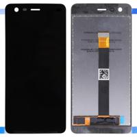 LCD-scherm en Digitizer voor Nokia 2 (zwart) - thumbnail