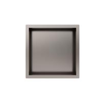 Fortifura Galeria Inbouwnis - 30x30x7cm - Geborsteld RVS PVD (RVS) - thumbnail