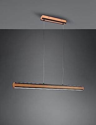 Trio HanglampDeacon houtbruin met zwart - 326610232