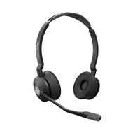 Jabra Engage 75 On-Ear Dect Stereo Headset - Skype for Business gecertificeerde draadloze hoofdtelefoon met ruisonderdrukking voor tafeltelefoons en softphones - zwart - EU-versie - thumbnail