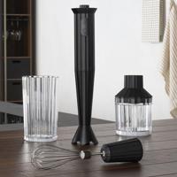 Alessi Staafmixer Set Plissé - Zwart - Michele de Lucchi - MDL10S B - thumbnail