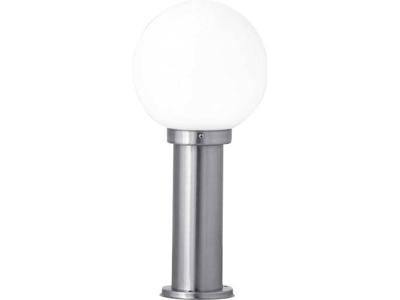 LeuchtenDirekt 19014-55 Tano Staande buitenlamp Halogeen E27 60 W Staal, Wit LeuchtenDirekt 19014-55 Tano Staande buitenlamp Halogeen E27 60 W Staal, Wit