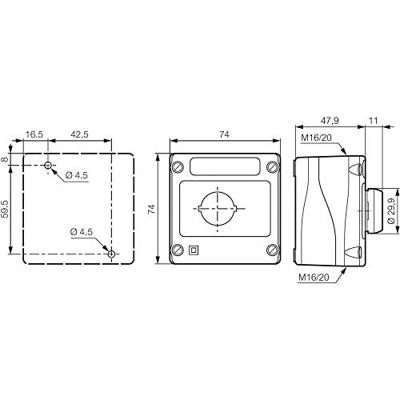 BACO 224210 LBX10110 Druktoets In behuizing Groen Druk-ontgrendeling 1 stuk(s)