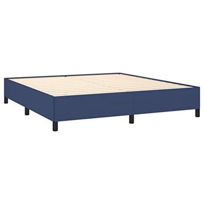 Bedframe zonder matras stof blauw 180x200 cm