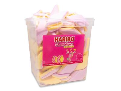 Haribo Chamallows Ruitspek, pot van 120 stuks
