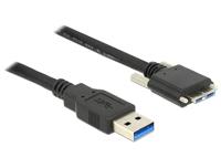 Delock 83599 USB-kabel USB-A stekker, USB-micro-B stekker 3.00 m Zwart - thumbnail