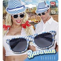 Beierse print Bril met donkere glazen - thumbnail