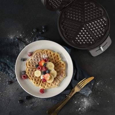 Wafelmaker Princess Princess 132380 1200 W Zwart Zilverkleurig Staal