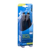 Scanpart High Speed HDMI kabel met Ethernet 2.0m HDMI kabel Zwart - thumbnail