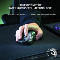 RAZER Naga V2 HyperSpeed Ergonomische gaming-muis Bluetooth, Radiografisch Optisch Zwart 21 Toetsen 30000 dpi Ergonomisch - thumbnail