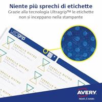 Etiket Avery L7163 99.1x38.1mm wit 1400 etiketten - thumbnail