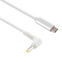 USB-C/type-C naar 5 5 x 2.5 mm laptop voeding oplaadkabel kabel lengte: ongeveer 1.5 m - thumbnail