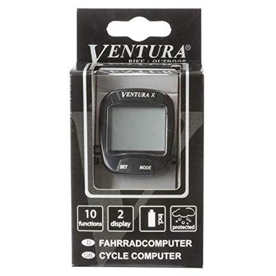Ventura Fietscomputer x 10 functies - zwart