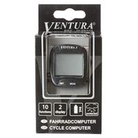 Ventura Fietscomputer x 10 functies - zwart - thumbnail