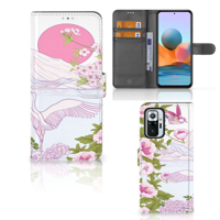 Xiaomi Redmi Note 10 Pro | Telefoonhoesje | Met pasjeshouder | Bird Standing - thumbnail