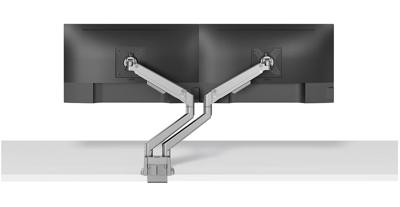 Neomounts ds70-250sl2 desk monitor arm, clamp/grommet, 17" - 35", height adjust