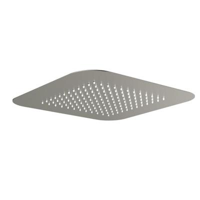 Hotbath Hoofddouche Gal Inbouw Vierkant 42x42 cm Geborsteld Nikkel PVD