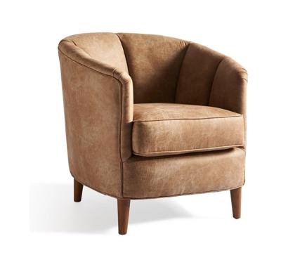 Rivièra Maison Fauteuil 'Rue Royale' Pellini, kleur Camel Rivièra Maison Fauteuil 'Rue Royale' Pellini, kleur Camel