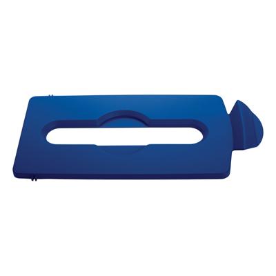 Deksel rubbermaid slim jim rs papier blauw Deksel rubbermaid slim jim rs papier blauw