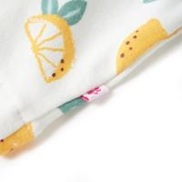 Kindershorts citroenenprint 104 ecru - thumbnail