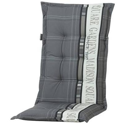 Kussen hoog 50x123 Madison garden grijs