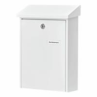 Burg Wächter DAILY 5861 W Daily 5861 W Brievenbus Plaatstaal Wit Sleutelslot - thumbnail