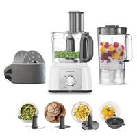Multifunctionele keukenmachine - KENWOOD - MultiPro Express FDP65.450WH - 1000 W - 3 L - 2 snelheden - 1,5 L blender - Wit - thumbnail