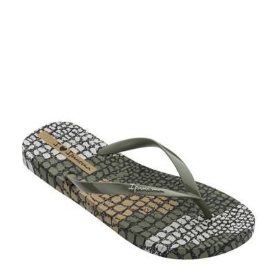 Ipanema I Love Safari Slipper Dames Groen