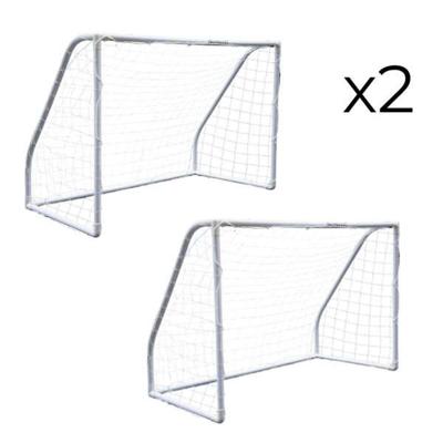 Set van 2 voetbaldoelen Ociotrends 180 x 91 x 120 cm