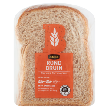 Jumbo Rond Bruin Half