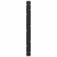 Eettafelpoten 2 st U-vormig 100x(72-73) cm staal zwart - thumbnail