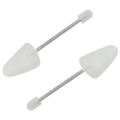 VidaXL Schoenspanners 5 paar eu 35-38 kunststof wit - thumbnail